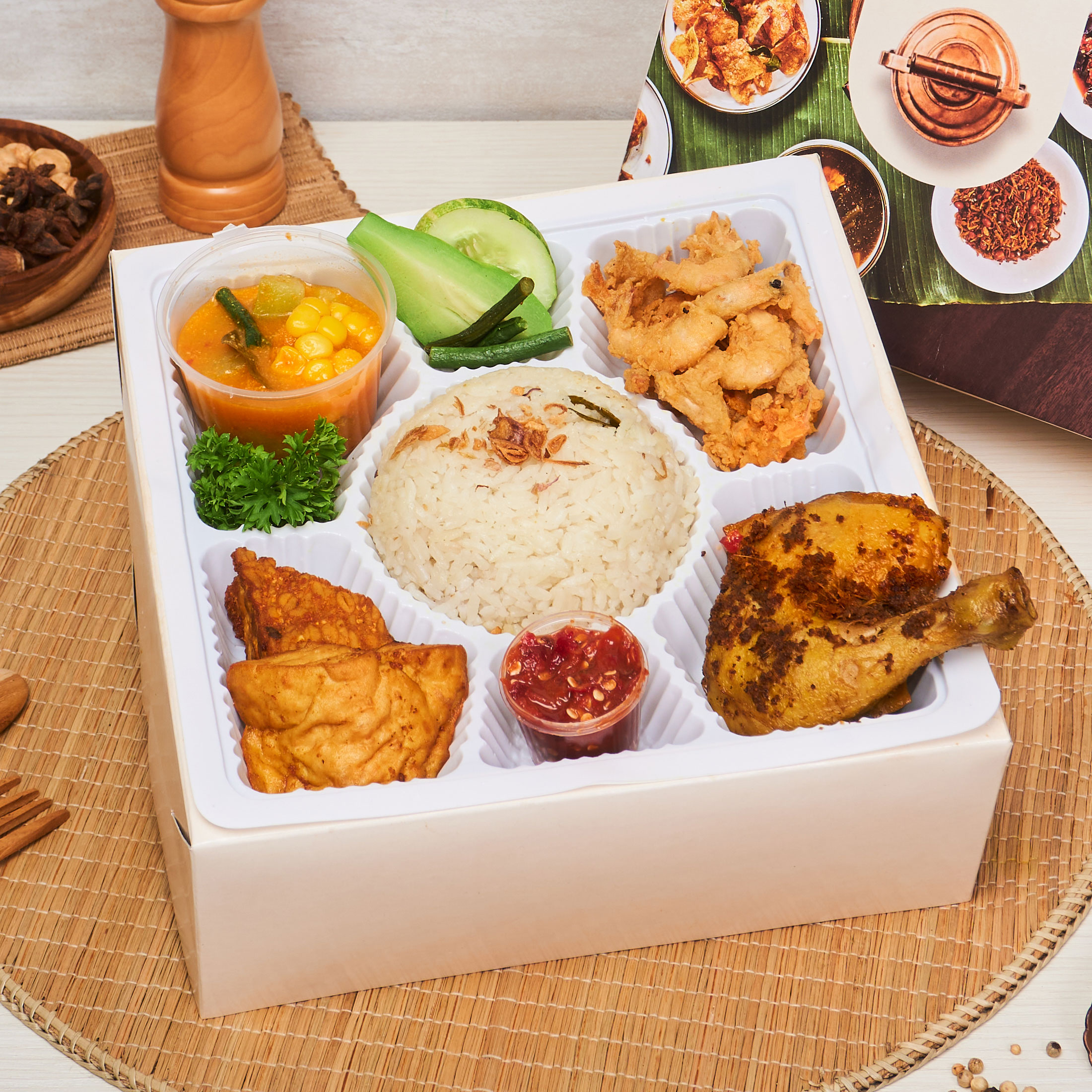 Nasi Uduk Ayam Kremes Set-1