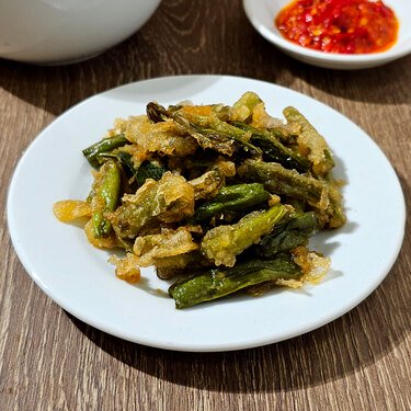 buncis telor asin