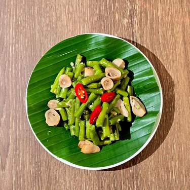 buncis orak arik telur